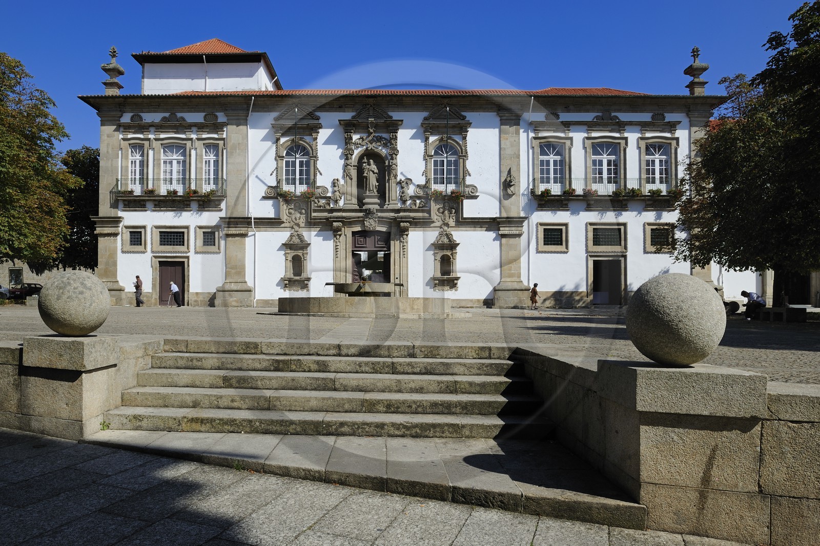 Portugal, Minho region, Guimaraes, town listed as World Heritage by UNESCO, former convent of Santa Clara and nowadays City Hall