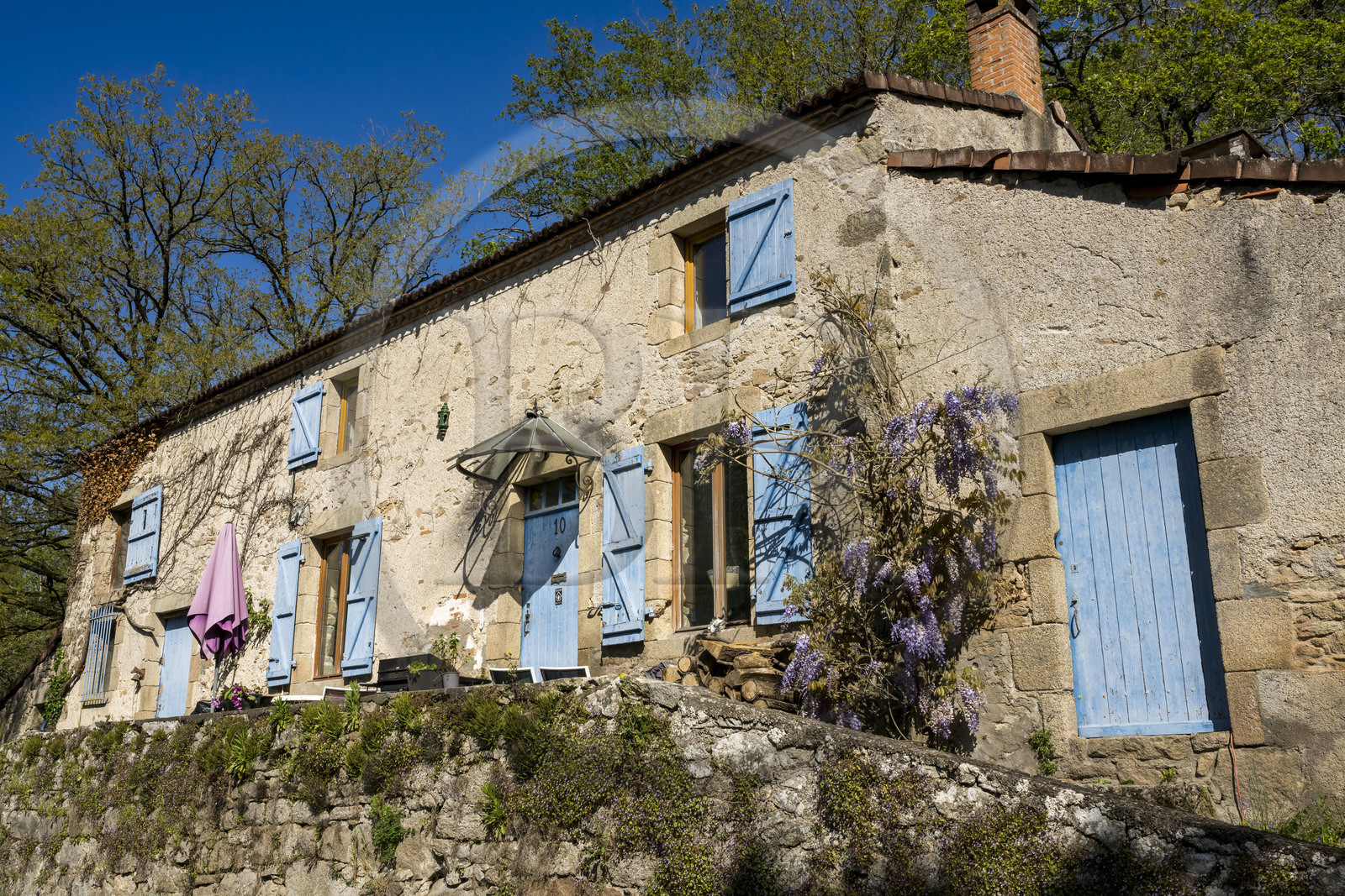 France, Vendée (85), Mortagne-sur-Sèvre, ancien moulin (de la Garde) dans la vallée de la Sèvre Nantaise