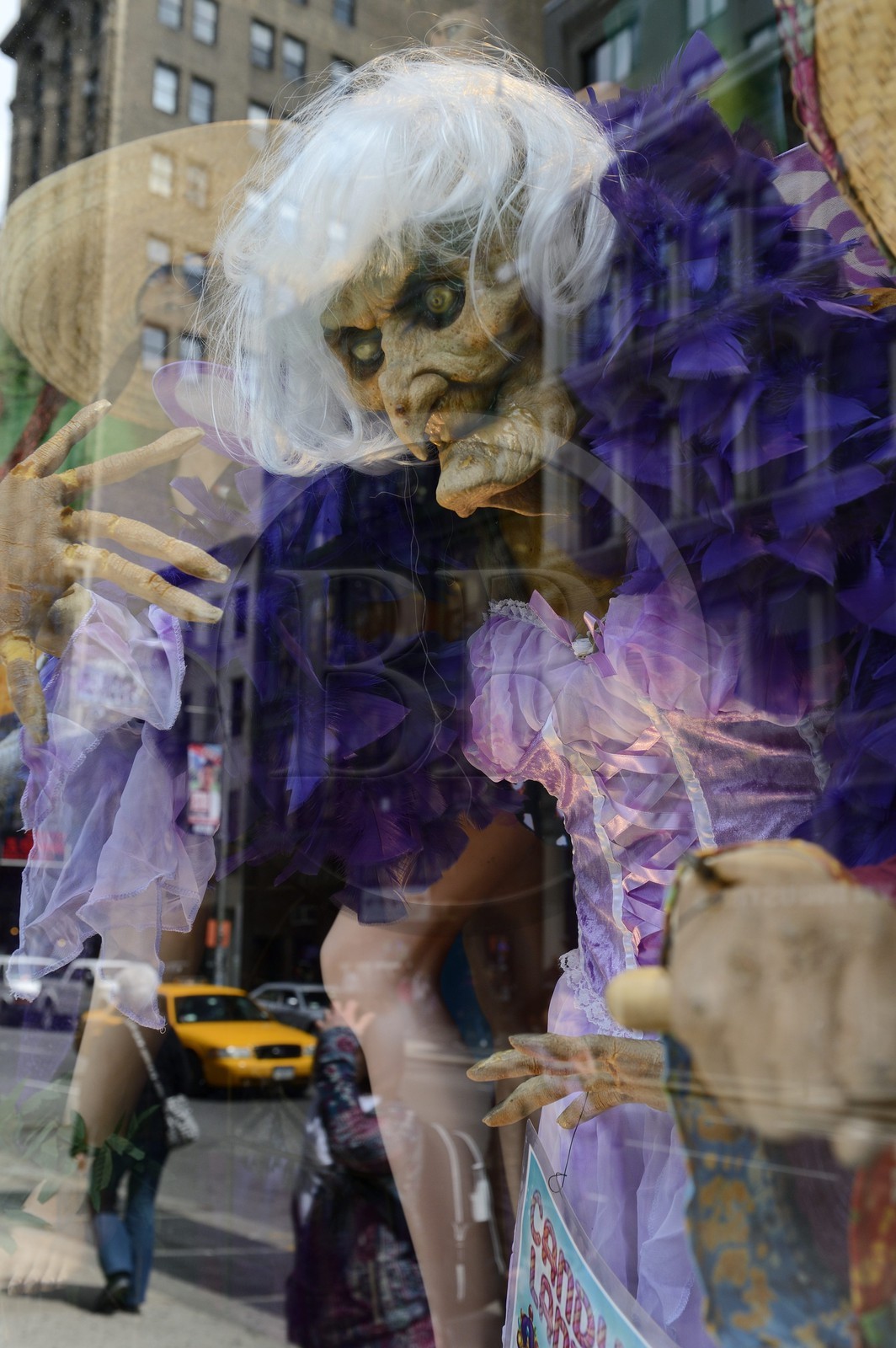 Etats-Unis, New York, Manhattan, Greenwich village, magasin de farces et attrapes sur Broadway