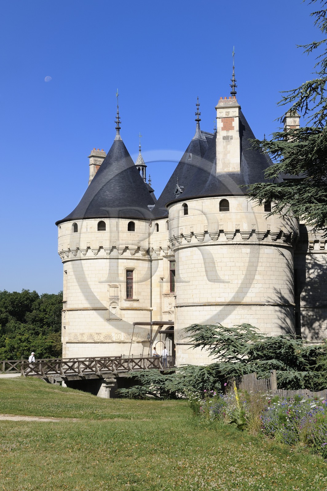 France, Loir-et-Cher (41), Vallée de la Loire classée Patrimoine Mondial de l'UNESCO, château de Chaumont-sur-Loire