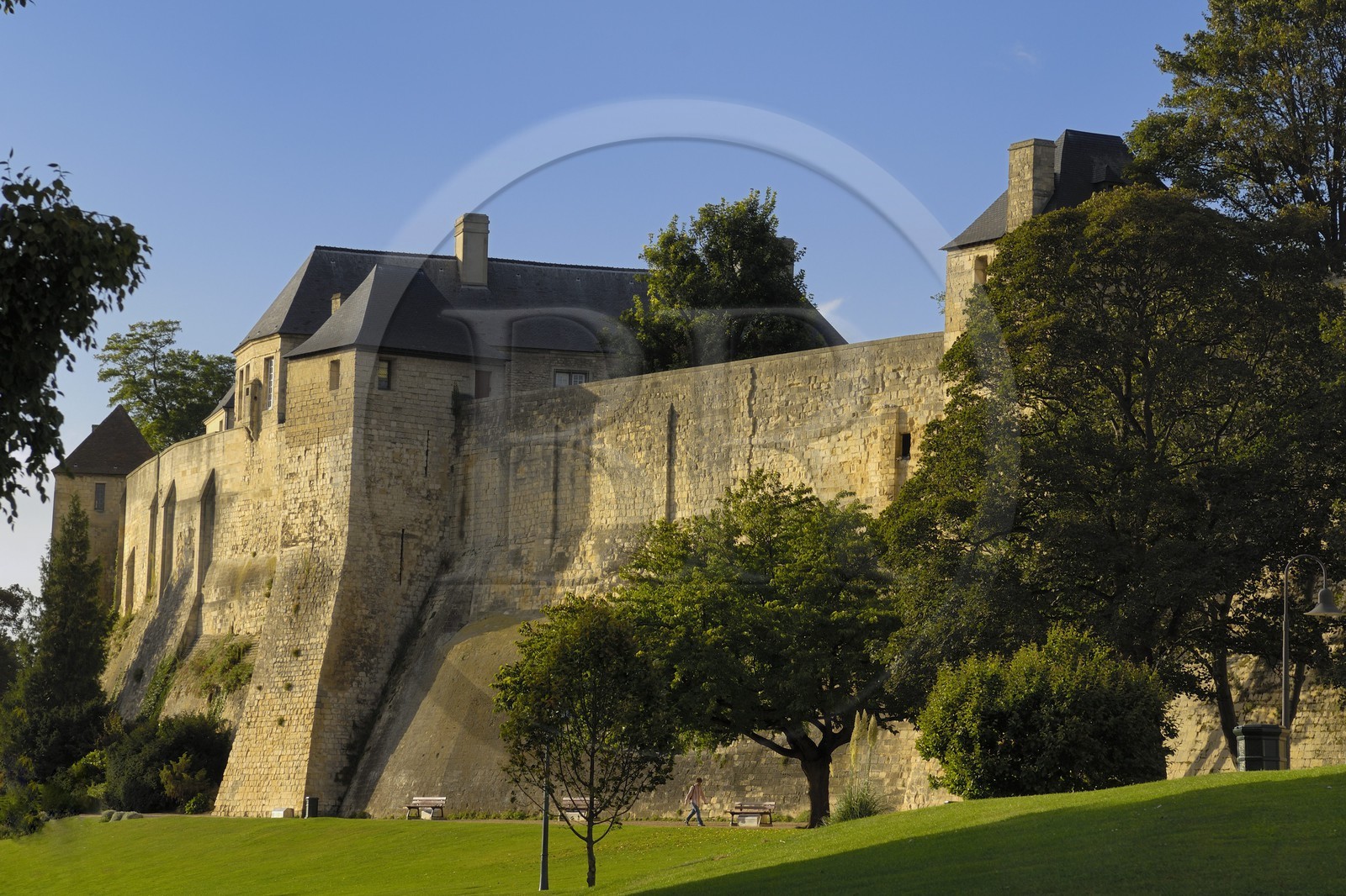 France, Calvados (14), Caen, le château ducal