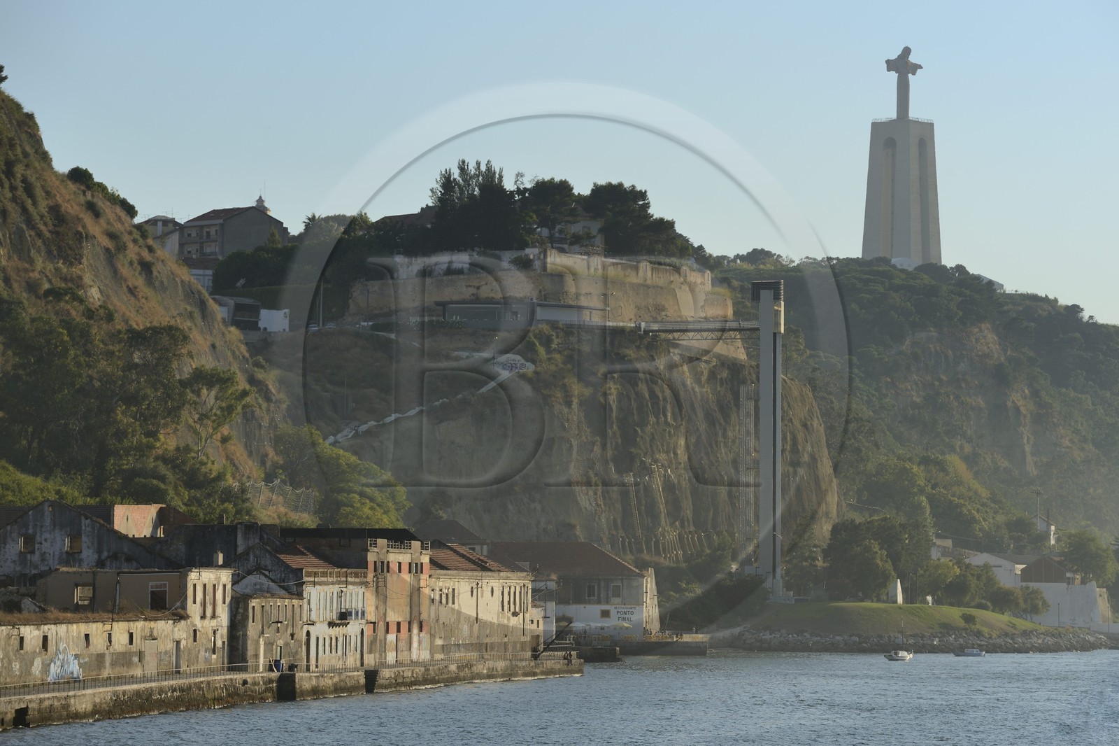 Portugal, Lisbon region, municipality of Almada located on Southern bank of Tagus river, Cristo Rei (Christ the King)