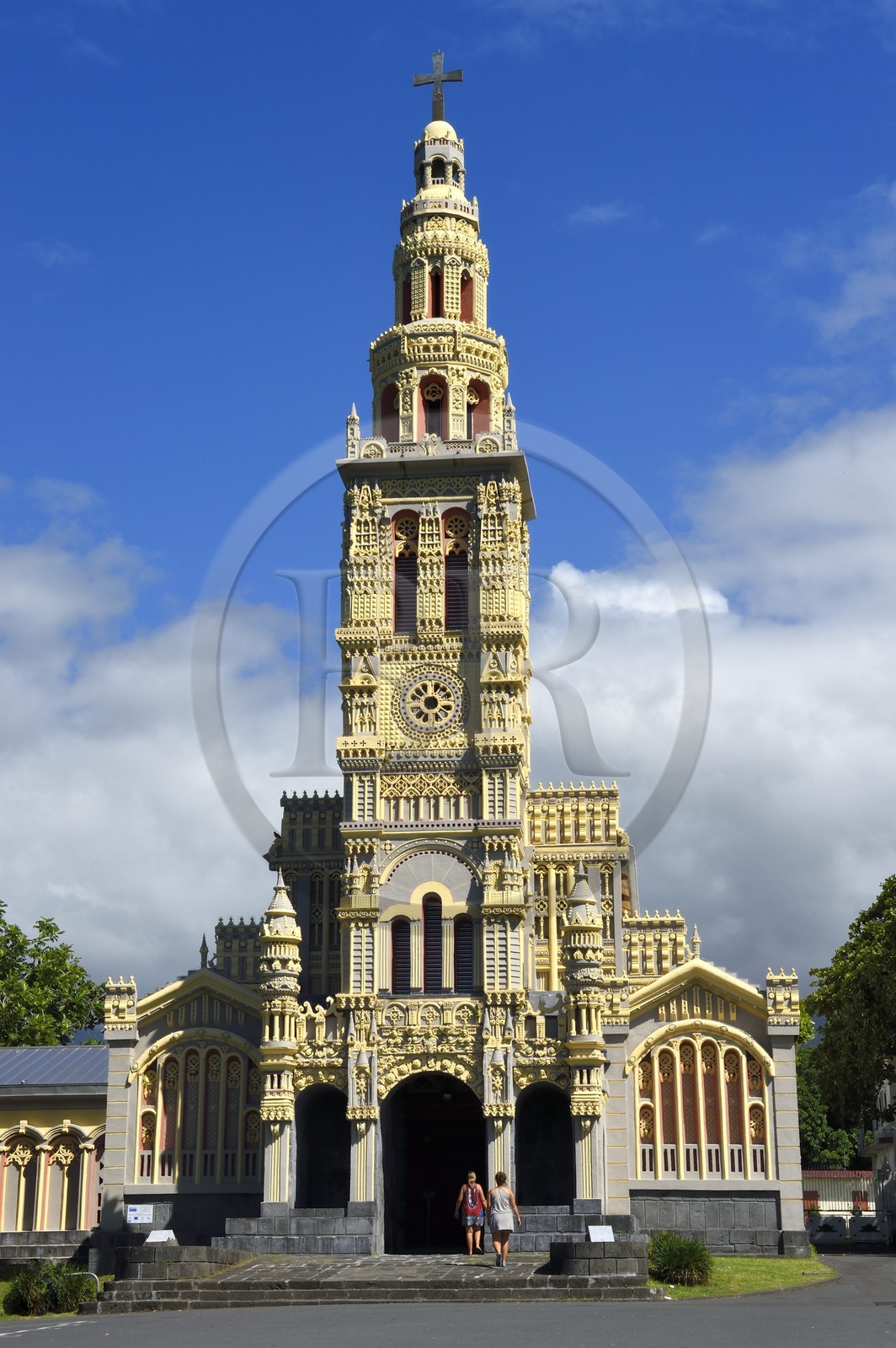 France, Ile de la Reunion, l'église Saint Anne
