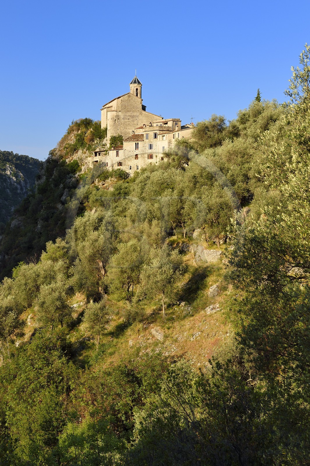 France, Alpes-Maritimes (06), le village perché de Peillon