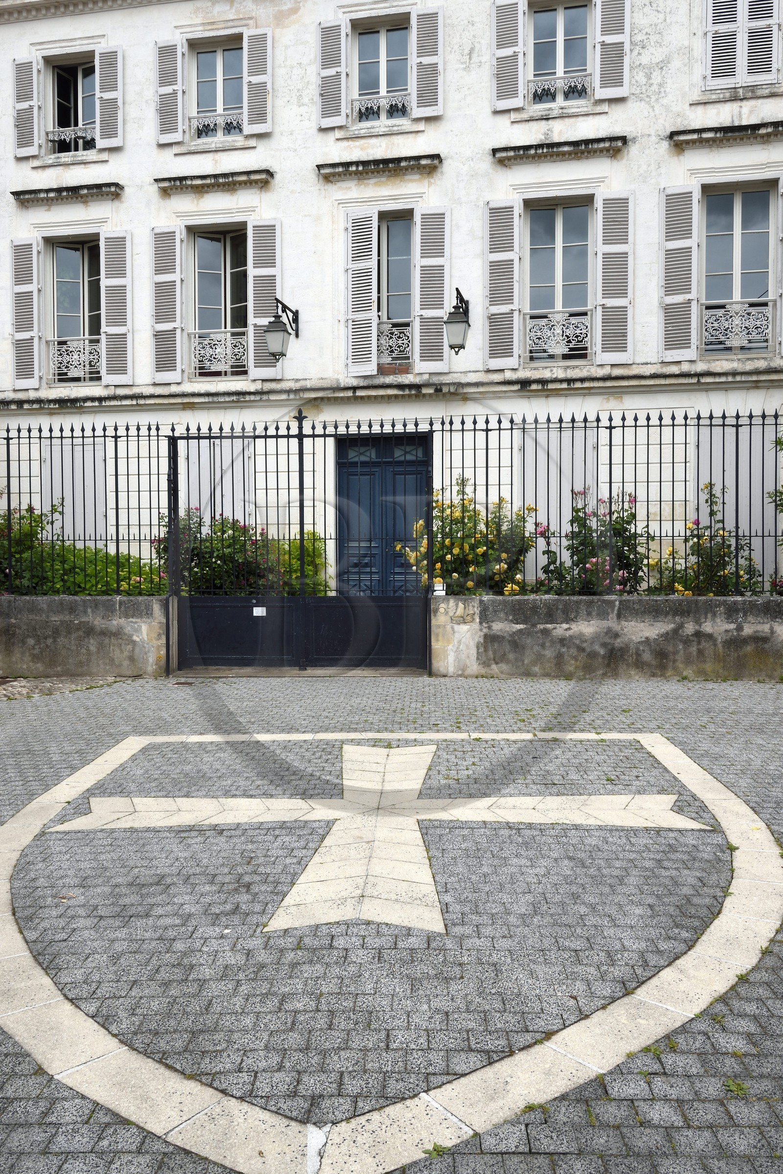France, Charente-Maritime (17), La Rochelle, emplacement de la commanderie templière à La Rochelle, actuellement appelée Cour de la Commanderie