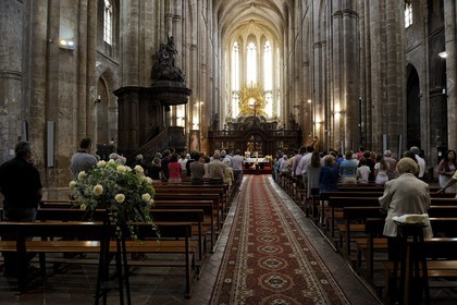 France, Var, Provence Verte (Green Provence), Saint-Maximin-la-Sainte-Baume, Basilica of Saint Mary Magdalene