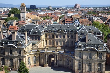 France, Bas Rhin, Strasbourg, old town listed as World Heritage by UNESCO, the Rohan Palace, it houses the Museum of Decorative Arts, the Museum of Fine Arts and the Archaeological Museum