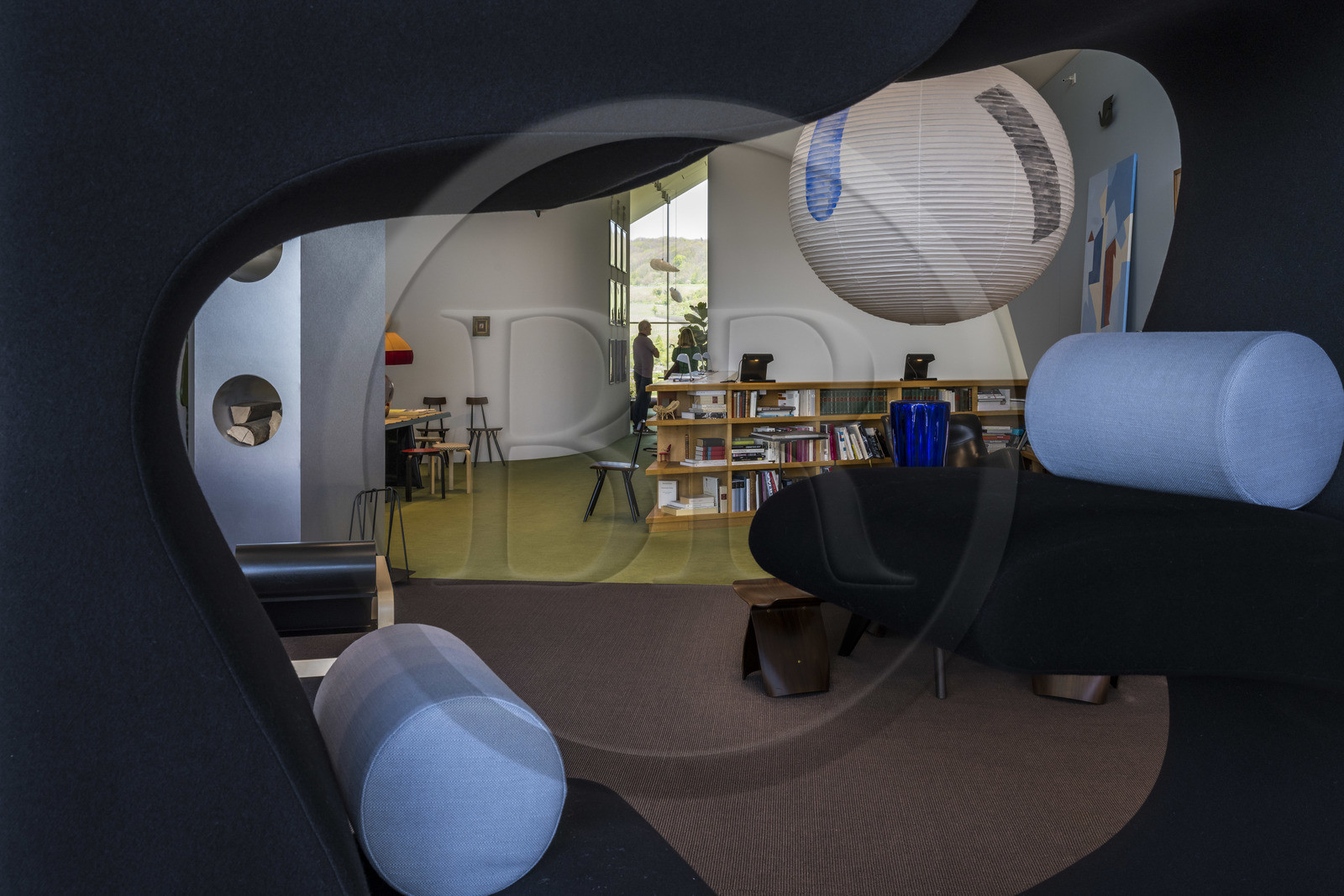 Germany, Bade-Wurtemberg, Weil am Rhein near Basel, the Vitra Campus, Vitra Haus, by architects Herzog and de Meuron (2010)