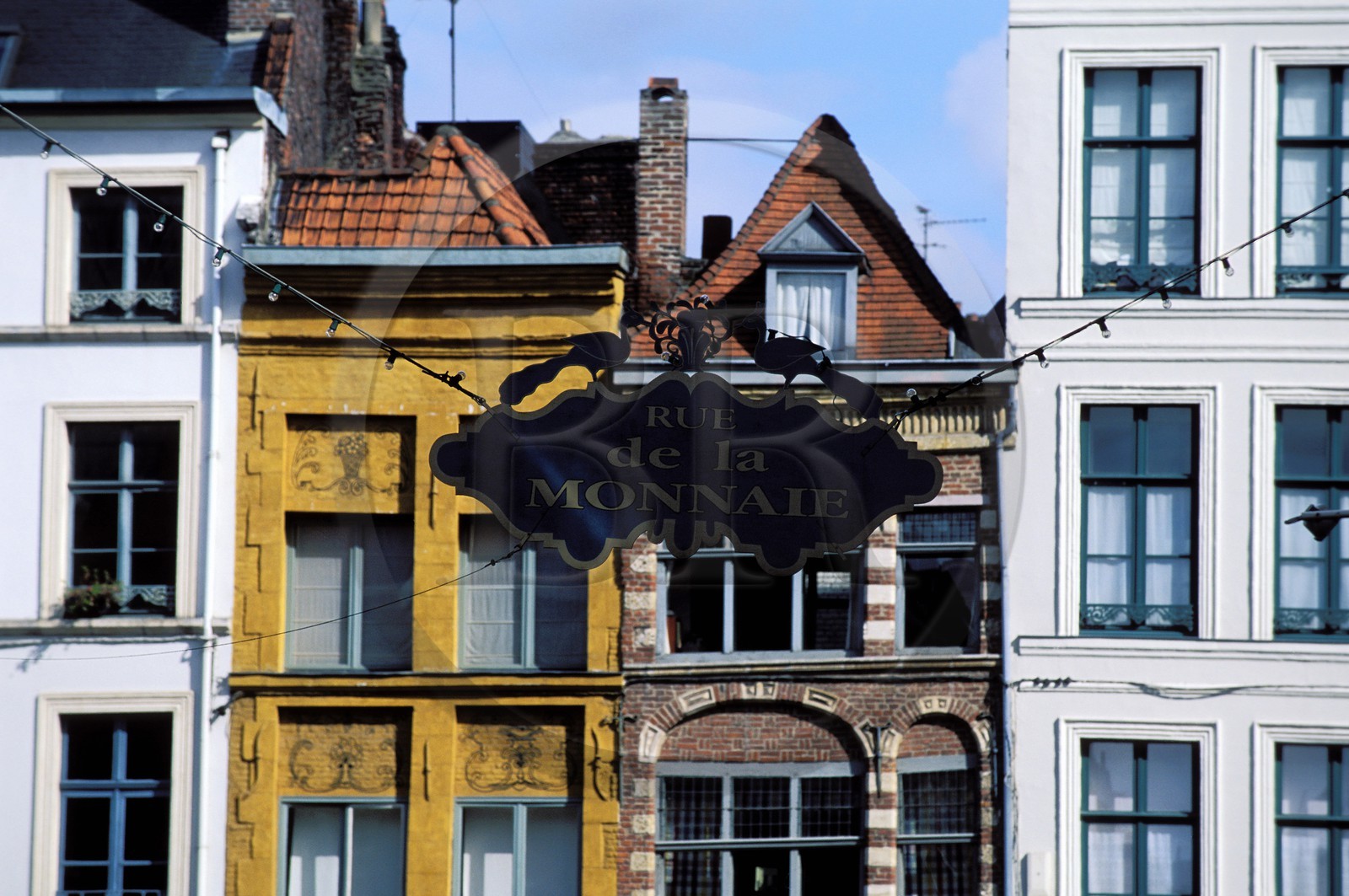 France, Nord (59), Vieux Lille, le quartier rénové rue de la Monnaie