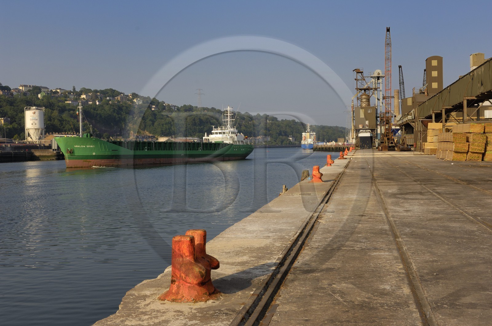 Republic of Ireland, County Cork, Cork, Kennedy quay on the port