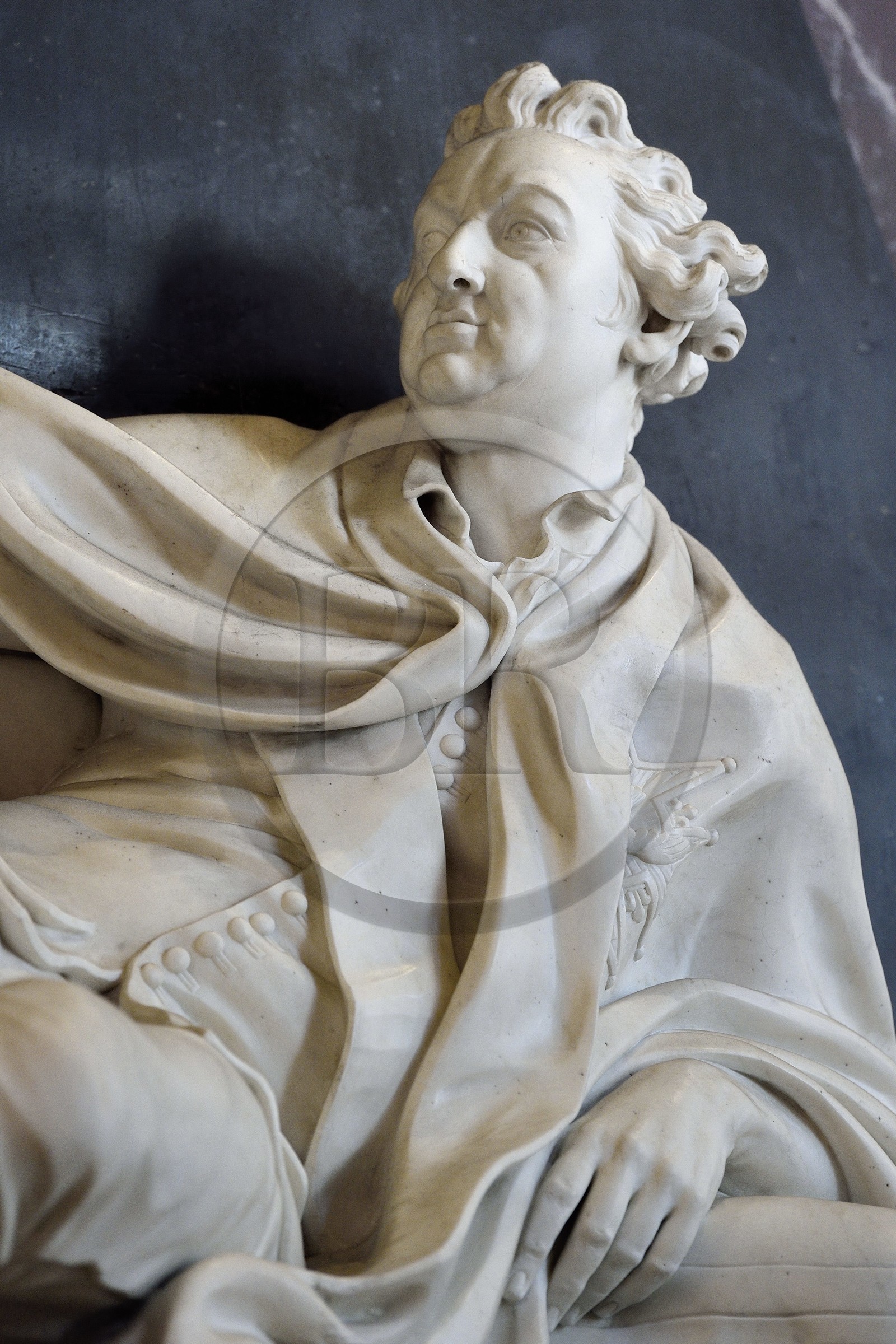 France, Meurthe et Moselle, Nancy, Notre-Dame-de-Bonsecours-de-Nancy church by the architect Héré which houses the tombs of Catherine Opalinska and Stanislas Leszczynski, mausoleum of Stanislas