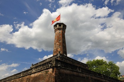 Vietnam, Hanoi, army museum, the Flag Tower of Hanoi