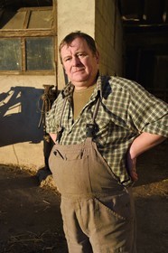 France, Haut-Rhin (68), Wasserbourg, Ferme-auberge Buchwald, le marcaire Michel Wehrey