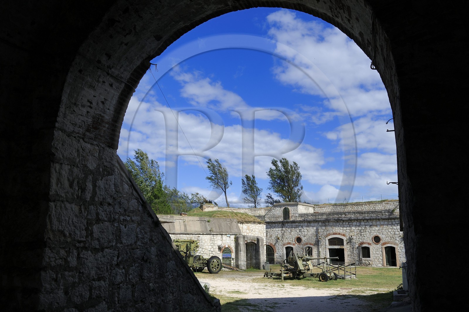 Italie, province de Vérone, Rivoli Veronese, le fort autrichien (1850) construit sur le site de la bataille napoleonienne de Rivoli