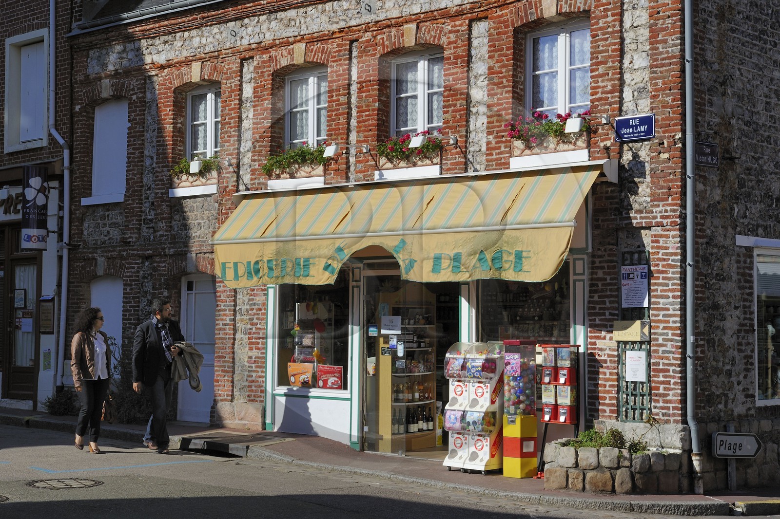 France, Seine-Maritime (76), Veules-les-Roses, épicerie