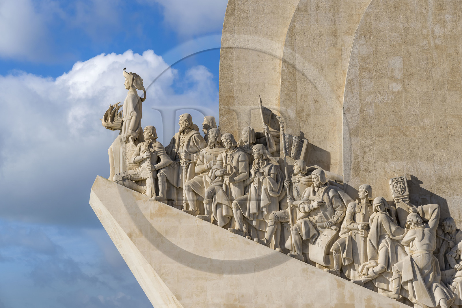 Portugal, Lisbonne, quartier de Belém, Padrao dos Descobrimentos (Monument des Découvertes) datant de 1960