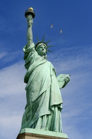 Etats-Unis, New York, Liberty Island, statue de la Liberté, classée Patrinoine Mondial de l'UNESCO