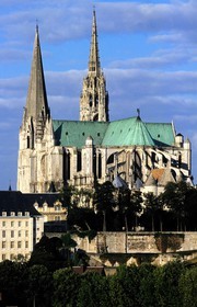 France, Eure-et-Loir (28), Chartres, cathédrale Notre-Dame de Chartres classée Patrimoine Mondial de l' UNESCO