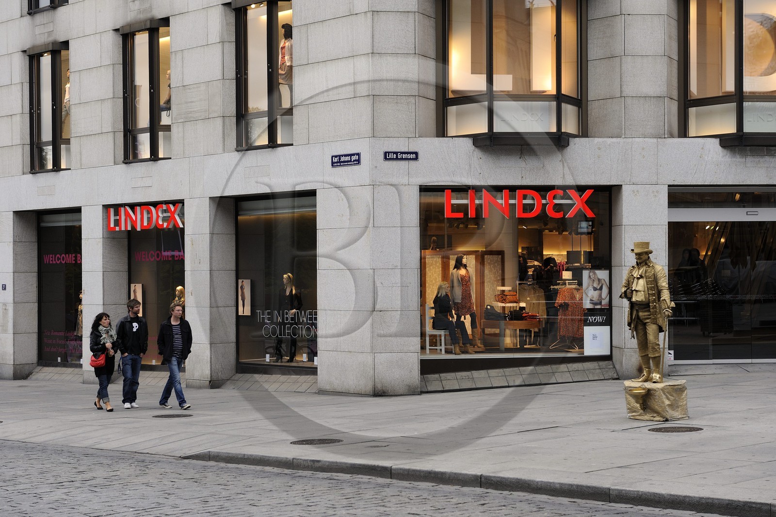 Norvège, Oslo, la rue Karl Johans Gate