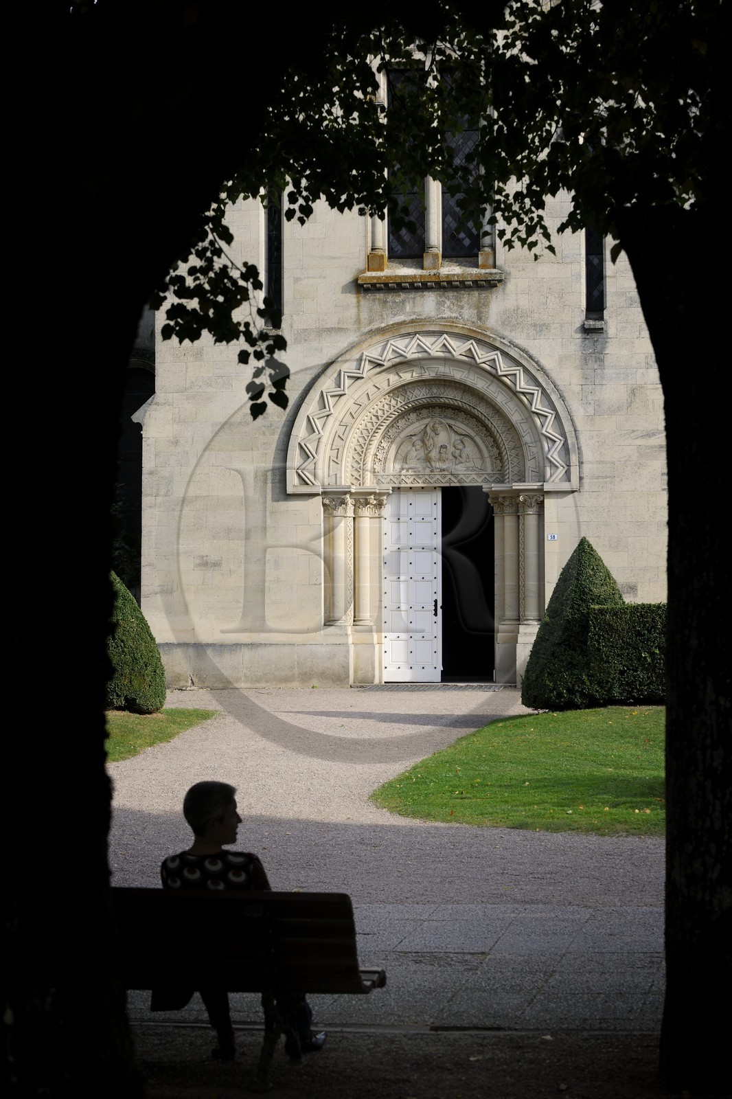 France, Vosges (88), Station thermale de Vittel, la chapelle Saint-Louis