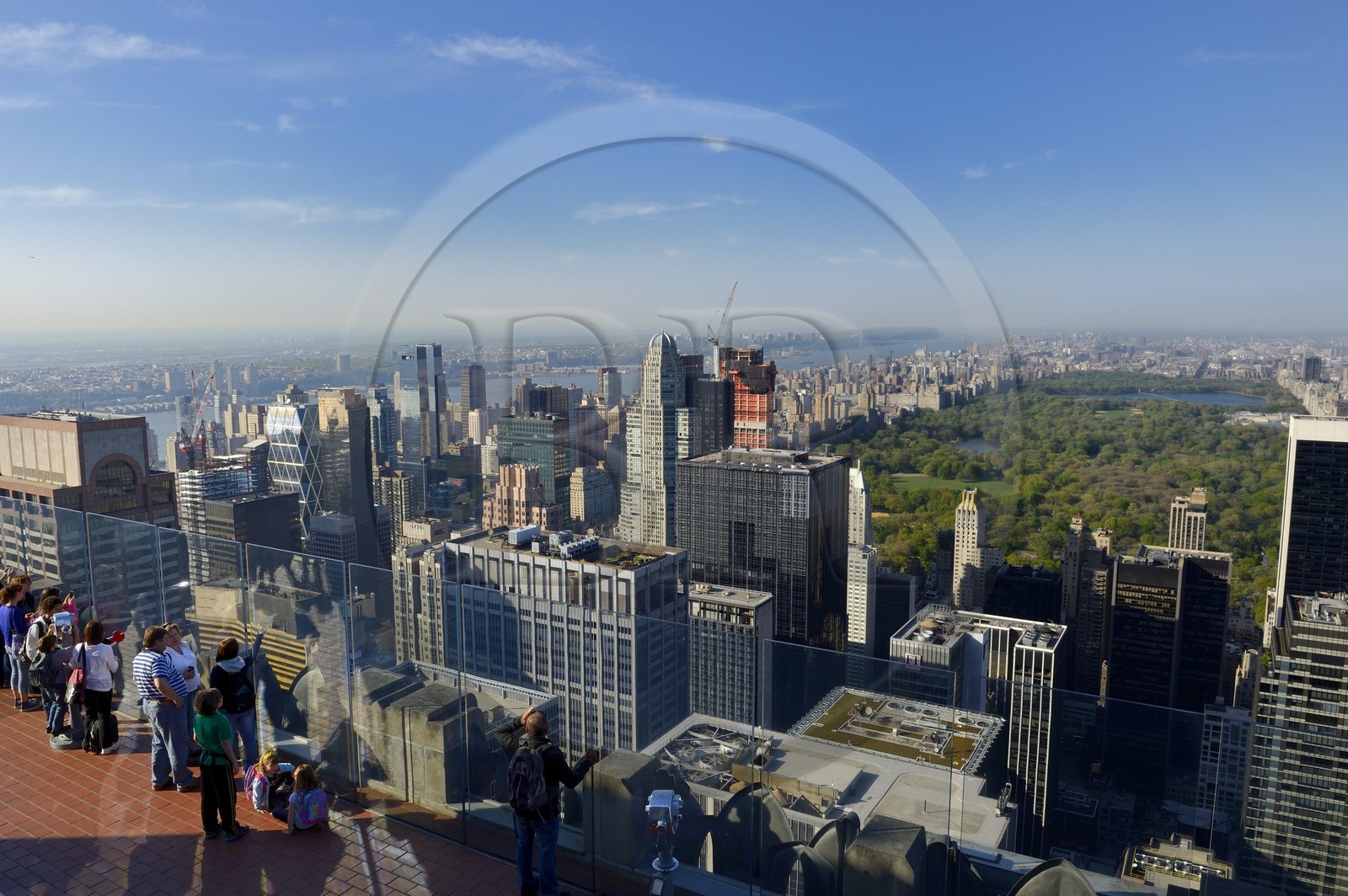Etats-Unis, New York, Manhattan, Midtown, Rockefeller Center, vue sur Central Park depuis le Top of the Rock