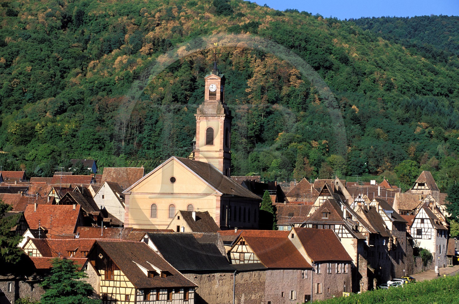France, Haut-Rhin (68), Route des vins d' Alsace, Riquewihr, labellisé Les Plus Beaux Villages de France