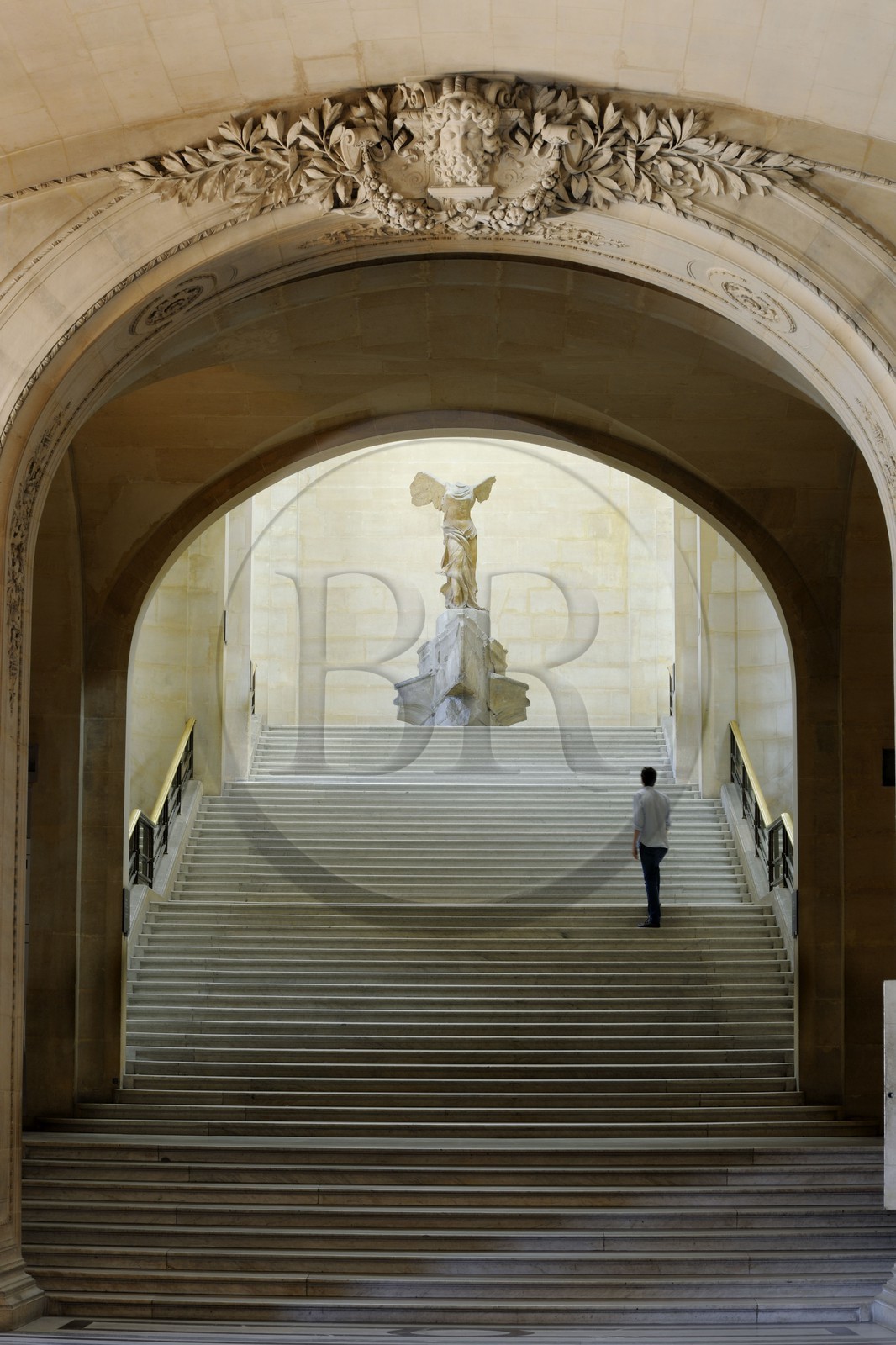 France, Paris (75), Musée du Louvre, la Victoire de Samothrace