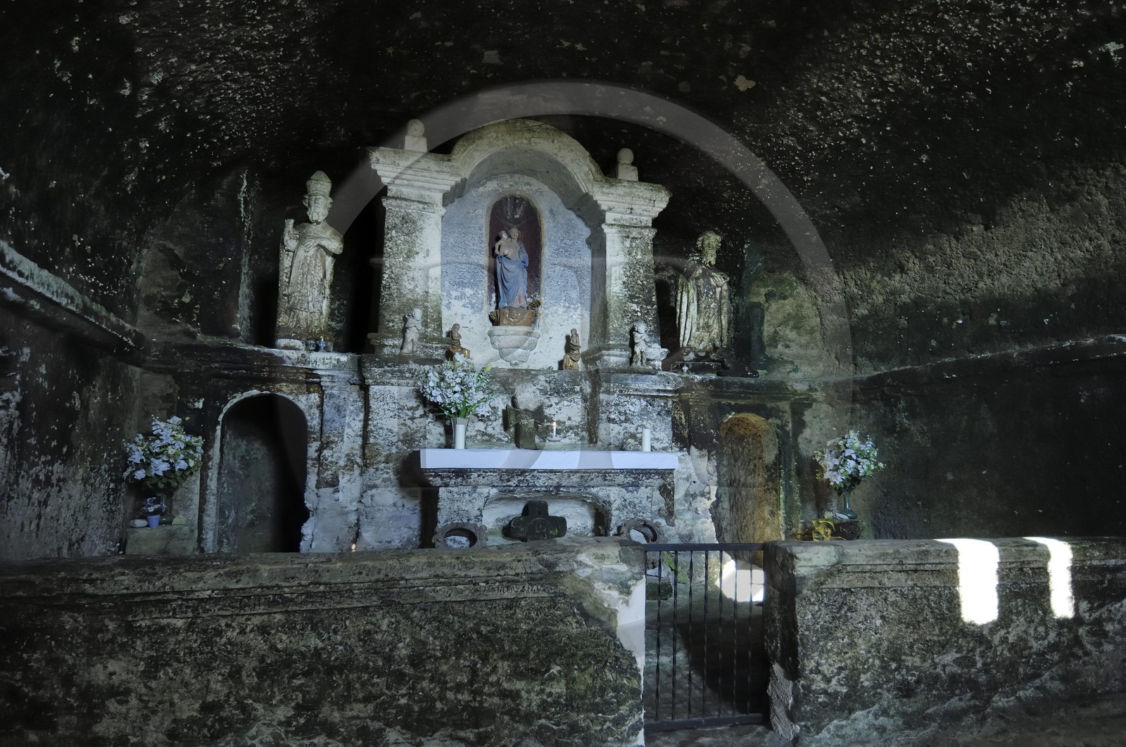 France, Charente-Maritime (17), Mortagne-sur-Gironde, l'Ermitage Saint-Martial