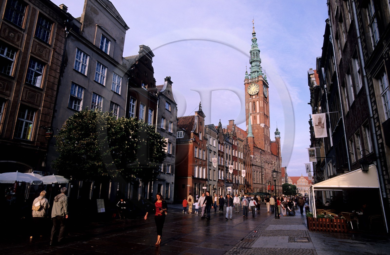 Poland, Eastern Pomerania, Gdansk, the town hall (Ratusz Glownego Miasta) in Long Street