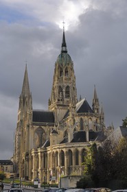 France, Calvados (14), Bayeux, la cathédrale Notre-Dame