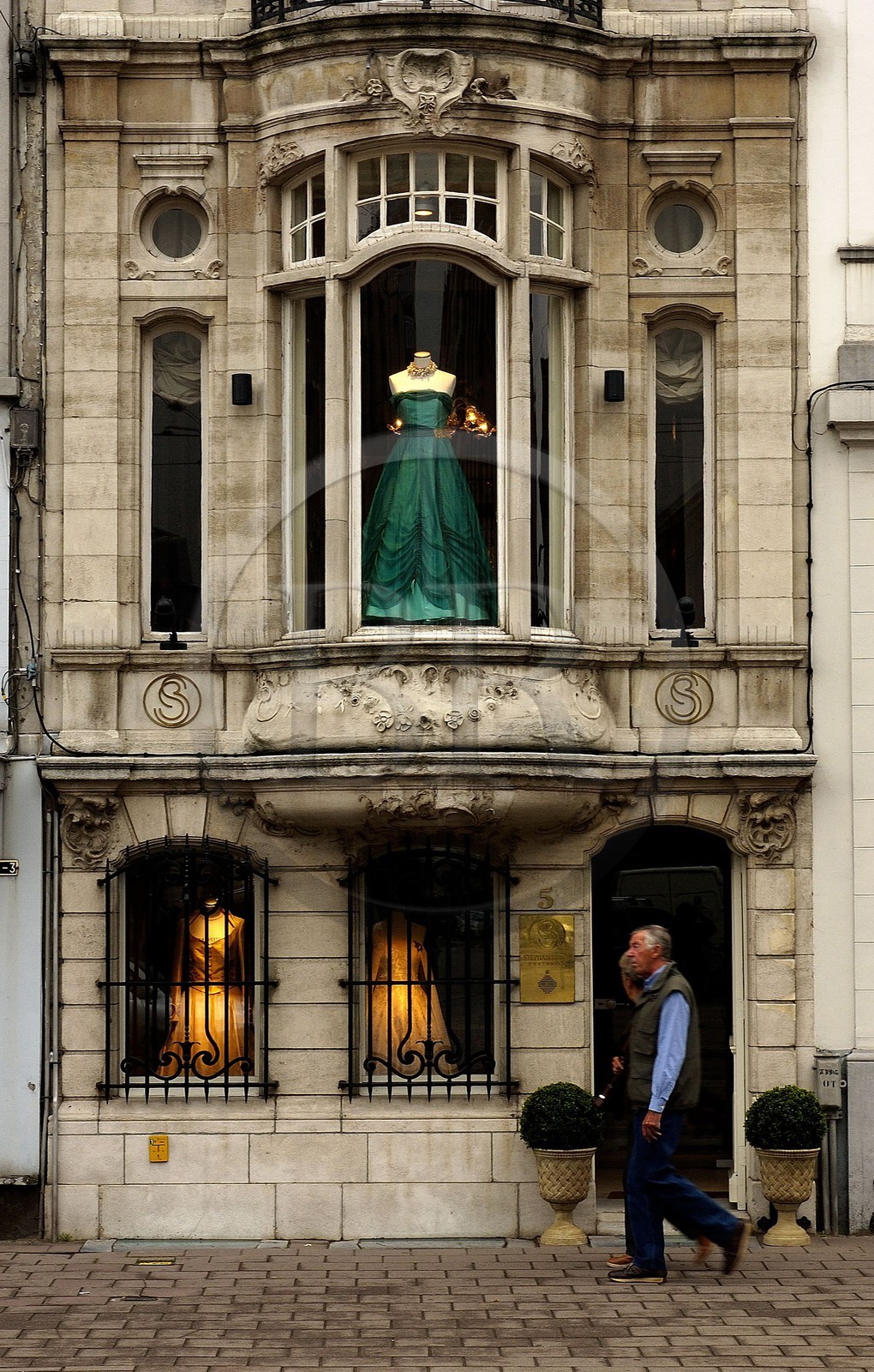Belgique, Flandre, Anvers (Antwerpen), boutique de mode