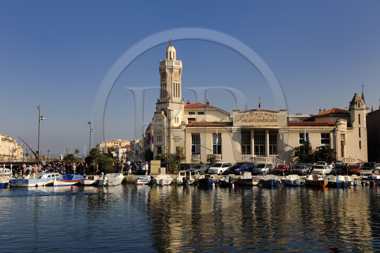 France, Hérault (34), Sète, canal Royal, le Palais Consulaire
