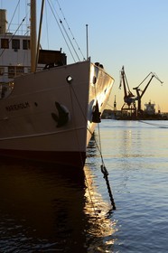 Suède, Västra Götaland, Göteborg (Gothenburg),  le parc maritime de navires historiques Maritiman dans le vieux port