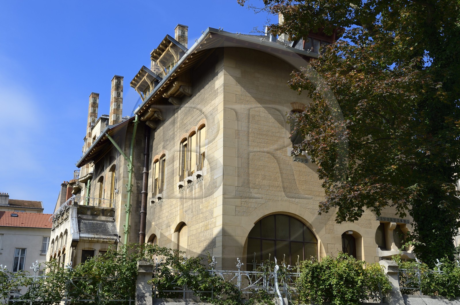 France, Meurthe-et-Moselle, Nancy, the Villa Majorelle of Art Nouveau style by architect Henri Sauvage