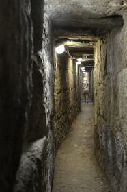 Israel, Jérusalem, ville sainte, la route en gradins  construite sous Herode 1er le Grand, chemin des pèlerins, allant du Mont du Temple à la piscine de Siloé