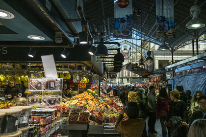 Espagne, Catalogne, Barcelone, Las Ramblas, le marché de la Boqueria