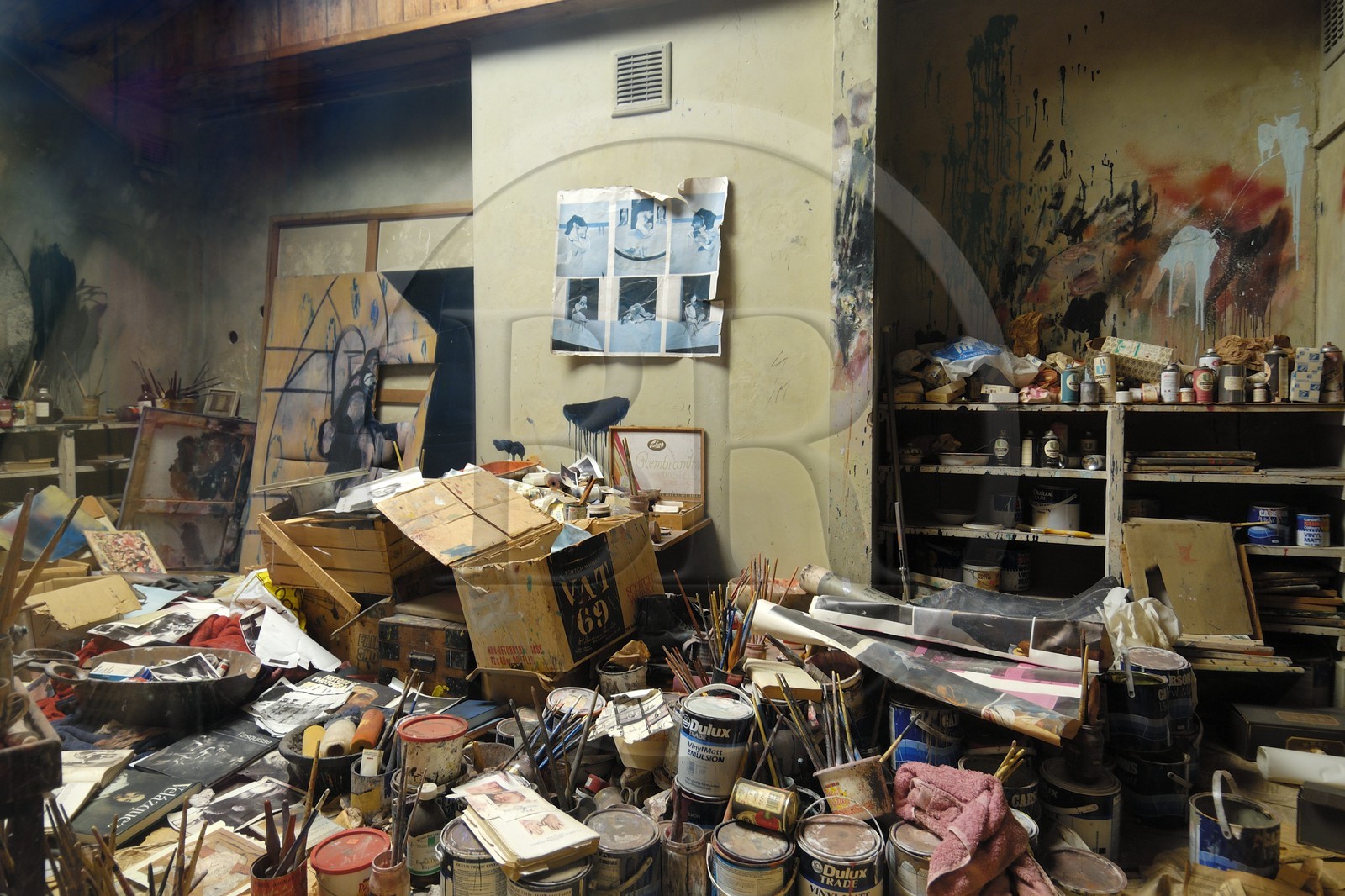 Republic of Ireland, County Dublin, Dublin, The Hugh Lane, Francis Bacon workshop