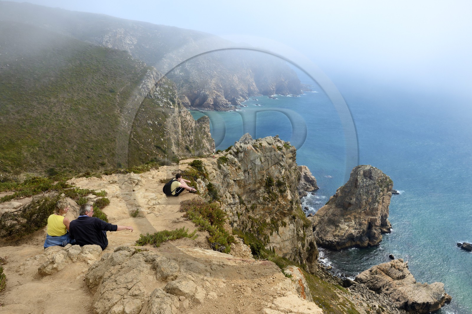 Portugal, région de Lisbonne, parc naturel de Sintra-Cascais, Cabo da Roca, point le plus occidental d'Europe