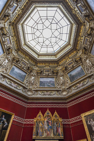 France, Oise, Chantilly, the castle of Chantilly, the Condé museum, salle de la Tribune