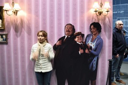 Royaume-Uni, Hertfordshire, Leavesden, Leavesden Film Studios, Harry Potter Studio Tour London, les coulisses du tournage des 8 films de Harry Potter, Privet drive 4, l'intérieur de la résidence de banlieue des Dursley