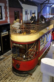 United Kingdom, Northern Ireland, Cultra near Belfast, Ulster Folk and Transport Museum, early twentieth century streetcar