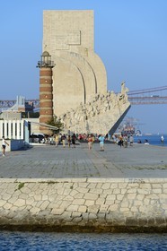 Portugal, Lisbonne, quartier de Belém, Padrao dos Descobrimentos (Monument des Découvertes) datant de 1960