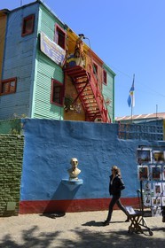 Argentina, Buenos Aires, La Boca district, the Caminito street
