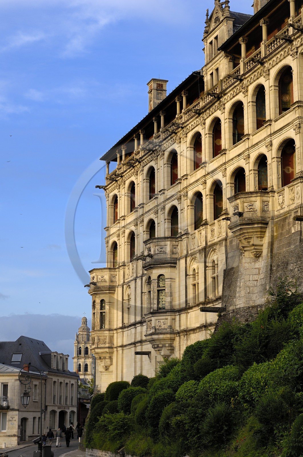 France, Loir-et-Cher (41), vallée de la Loire classée au Patrimoine Mondial de l'UNESCO, château de Blois, façade de l'aile François 1er
