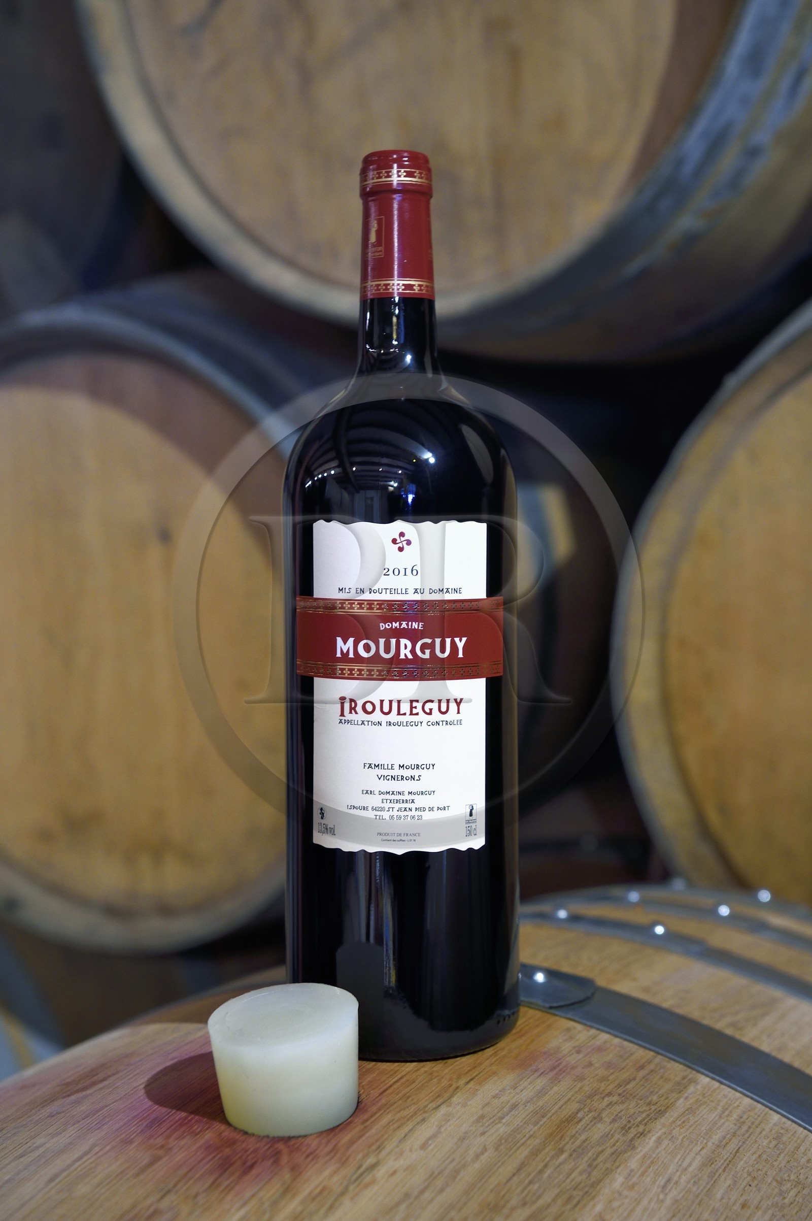 France, Pyrénées-Atlantiques (64), Pays-Basque, Saint-Jean-Pied-de-Port, Ispoure, vignoble du Domaine Mourguy, AOC Irouleguy