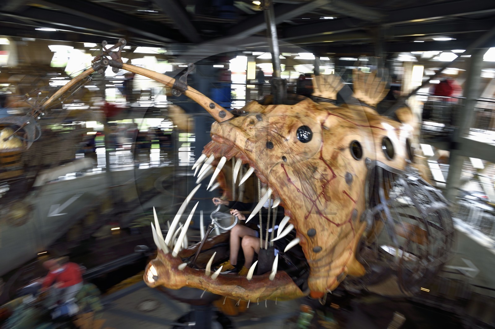 France, Loire-Atlantique (44), Nantes, les Machines de l'ile, le carrousel des mondes marins