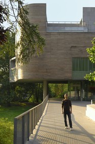 Irlande, Cork, University College Cork, la Glucksman Gallery (art contemporain) par les architectes O'Donnell & Tuomey