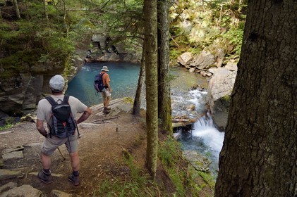 France, Hautes-Pyrénées (65), Saint-Lary-Soulan, vallée du Rioumajou, la (rivière) Neste de Rioumajou