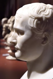 France, Corse-du-Sud (2A), Ajaccio, musée Fesch (musée des beaux-arts), buste de Napoleon 1er par Antoine Denis Chaudet