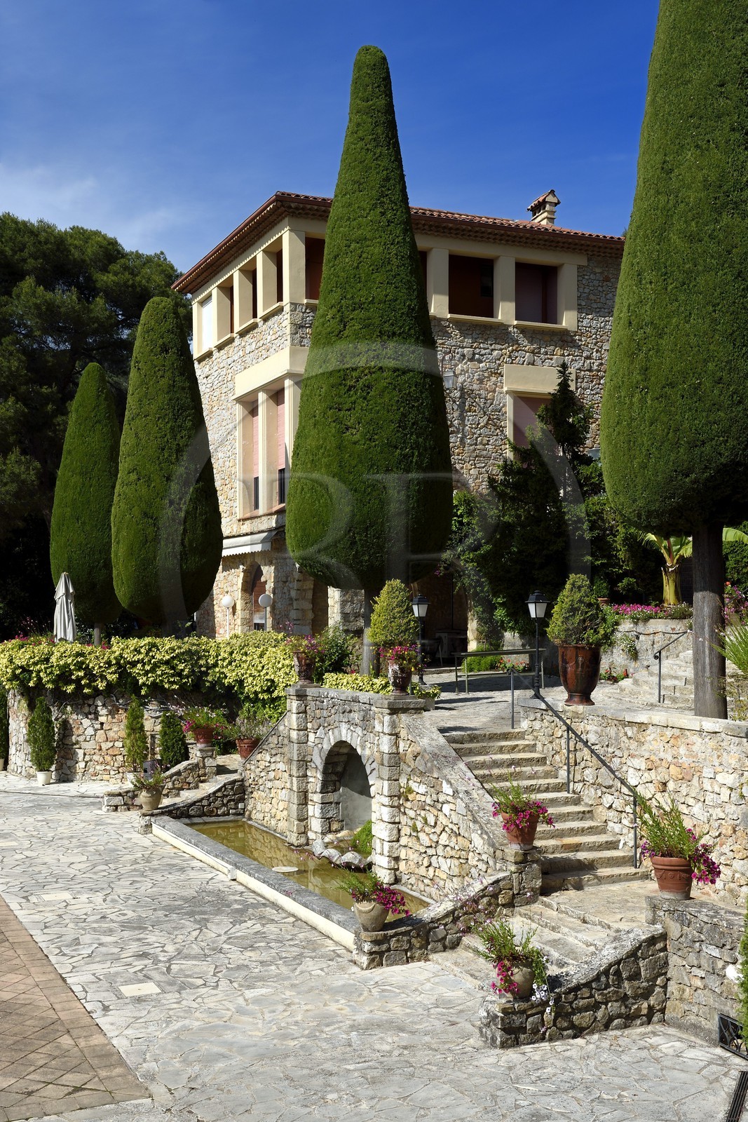France, Alpes-Maritimes (06), Cannes, la villa Domergue et son jardin